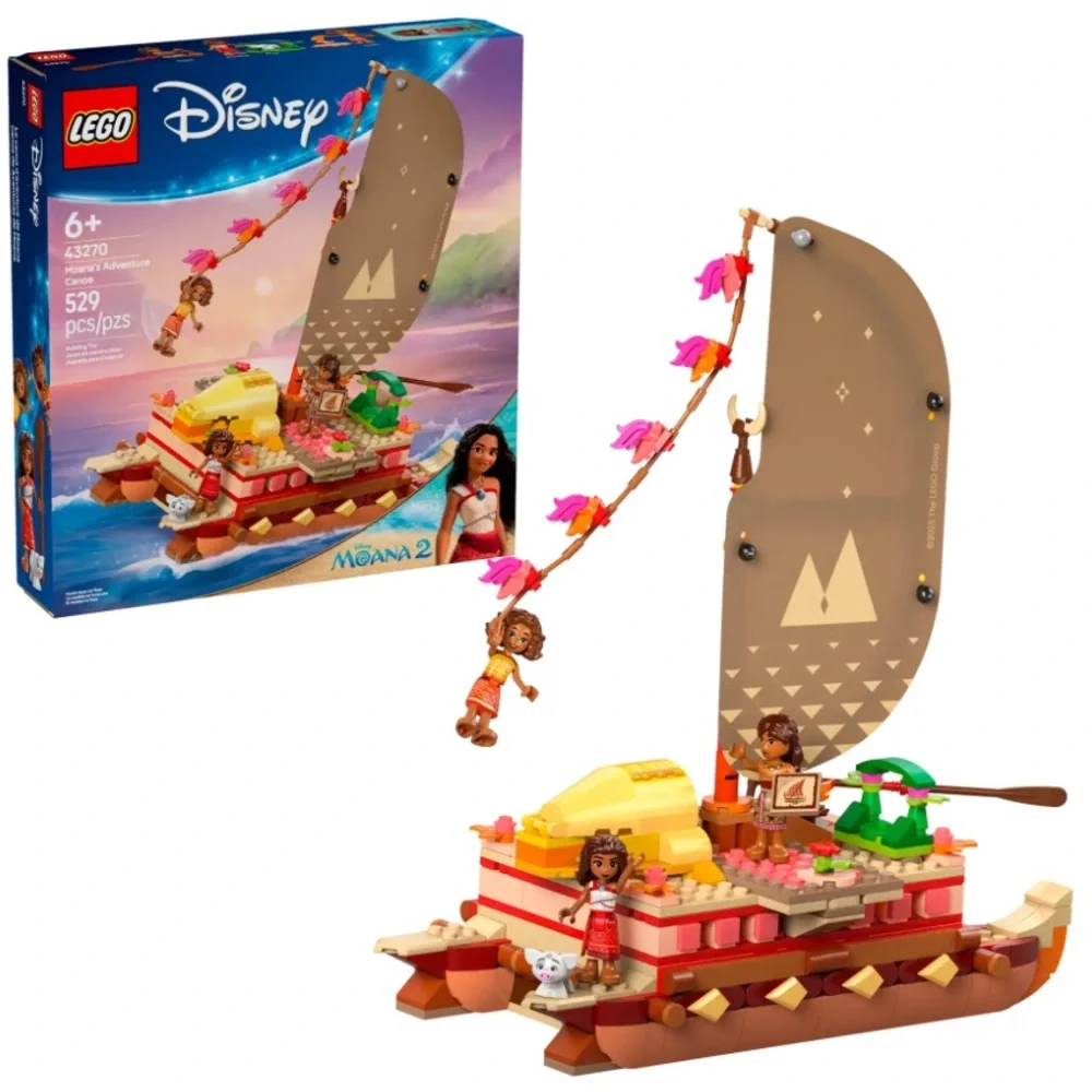 LEGO Disney Moana’s Adventure Canoe (43270) NEW in Sealed Box